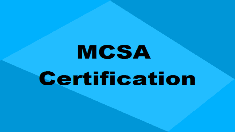 Advantages of MCSA&nbsp;Certificate